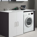  modulo lavatrice e pensile - Laccato Bianco Opaco by CeramicStore | Lo specialista del tuo bagno