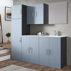 Composizione Mobili Lavanderia Area51-06 con lavatoio