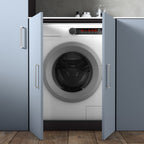  moduli lavatrice ed asciugatrice e colonna - Laccato Indaco Opaco by CeramicStore | Lo specialista del tuo bagno