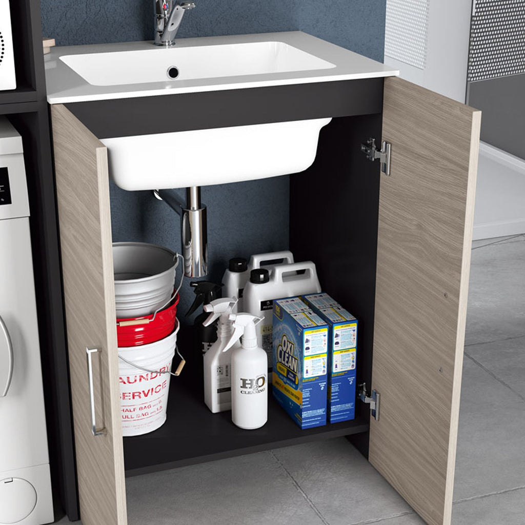  Composizione Mobili Lavanderia Area51-08 con lavatoio