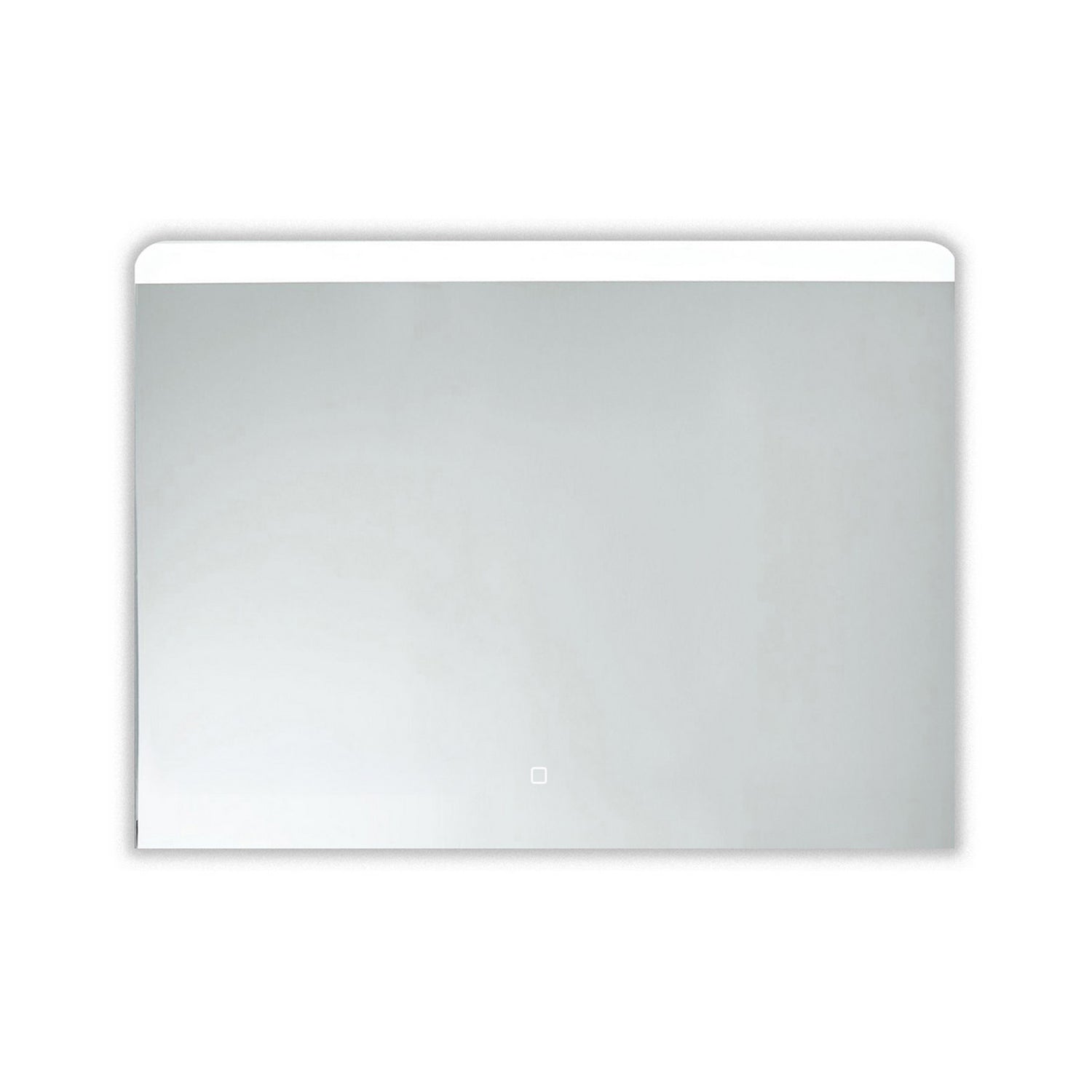 Specchio rettangolare con striscia led integrata in alto accensione touch 100x60h cm by CeramicStore | Lo specialista del tuo bagno