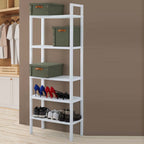 130411 - Scaffale 5 ripiani Cubi&co Willy in polipropilene - Effetto legno