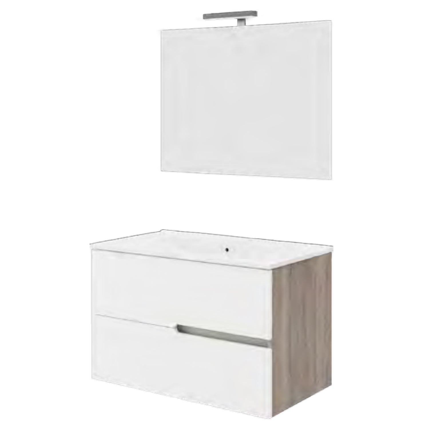 Mobile bagno sospeso con base