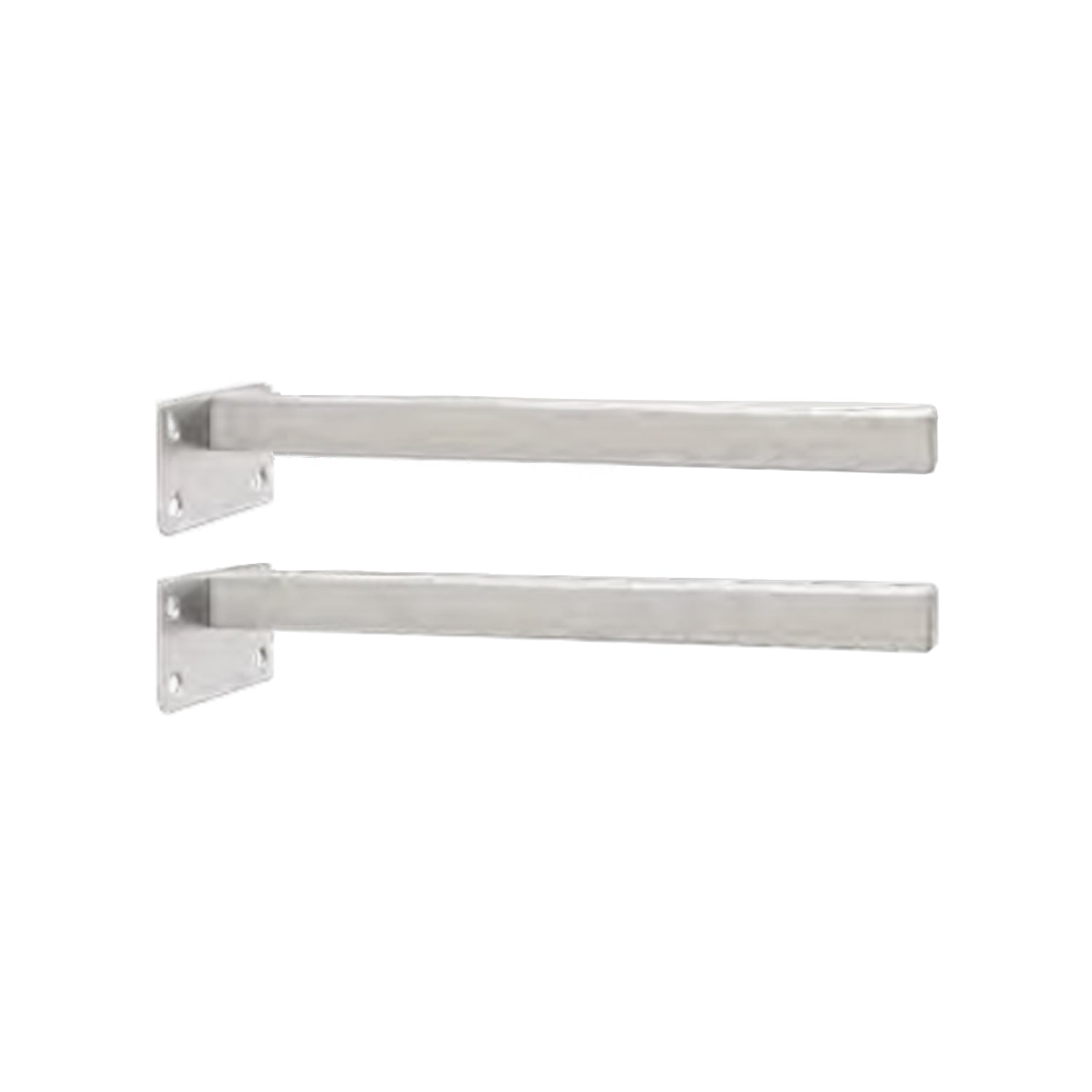 Coppia di staffe metalliche per fissaggio mensole profondità  40 cm