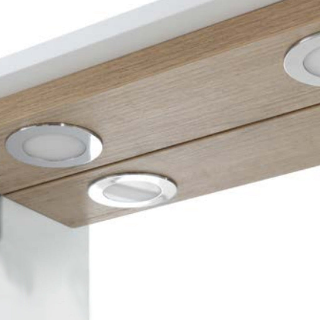 Specchiera con ante e illuminazione LED Cubi&Co 91 x 61 cm - Rovere Dolomite
