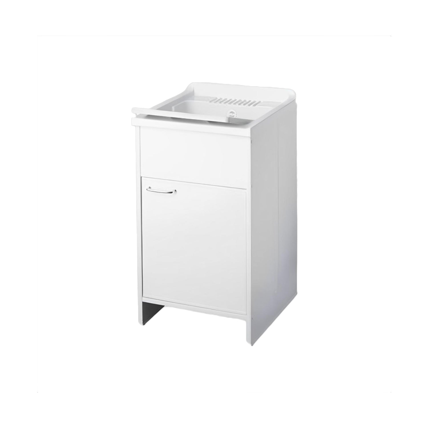 Kit mobile lavatoio BathCore con 1 anta L 45 x P 50 x H 85 cm - Bianco