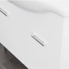  Mobile bagno a terra a due ante con lavabo