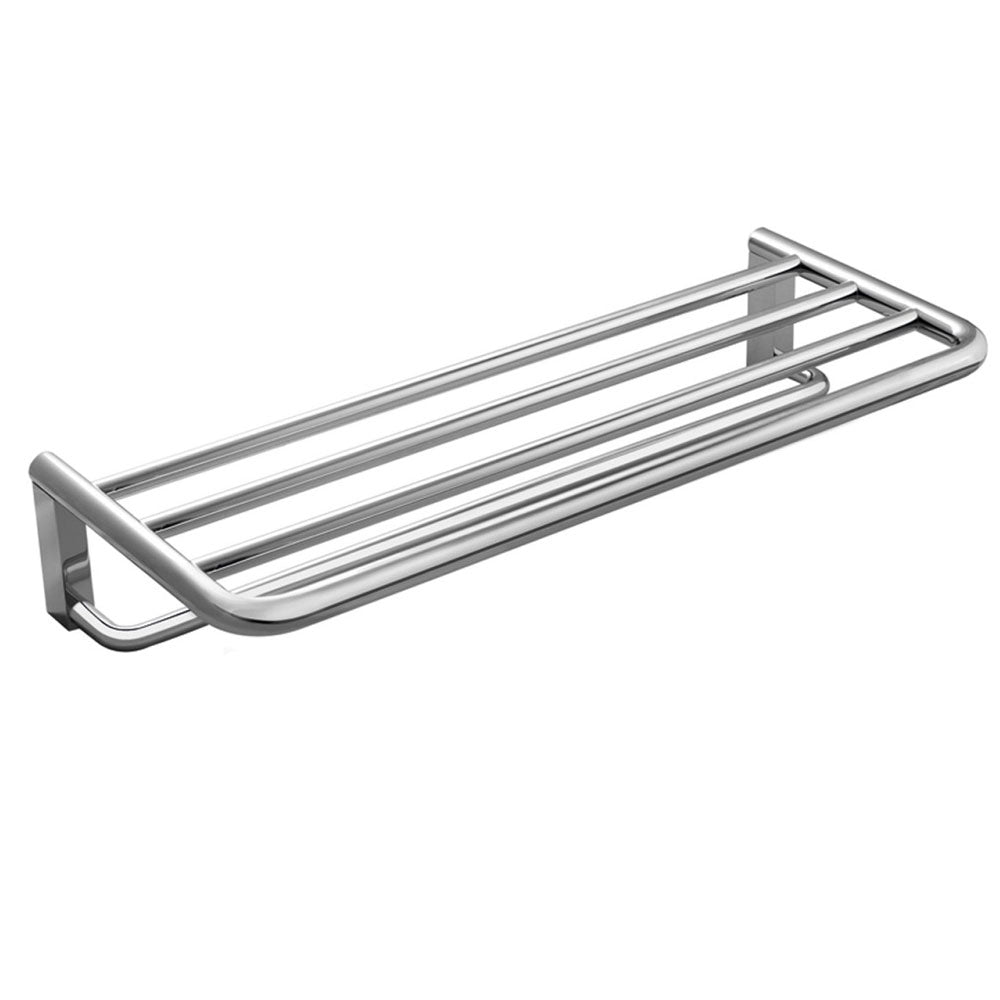 Mensola Porta asciugamani sospesa in ottone della collezione 'Project' by Cosmic 60x25x11 cm - Cromato by CeramicStore | Lo specialista del tuo bagno