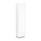 Mobile Colonna da Bagno 1 Anta finitura Struttura Bianco Fiammato / Finitura Frontale Bianco Fiammato by Sarmog by CeramicStore | Lo specialista del tuo bagno