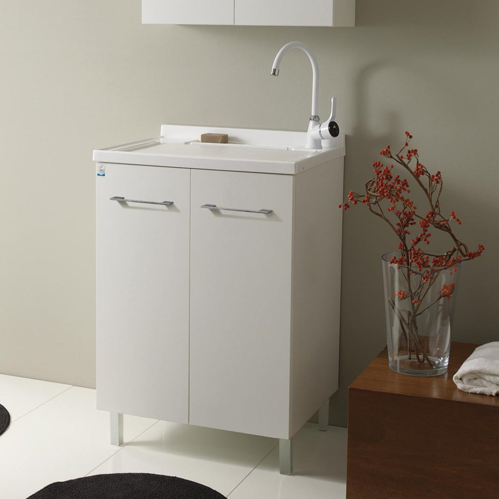 Lavatoio Xilon Lavanderina cm 60x60 colore Bianco opaco by CeramicStore | Lo specialista del tuo bagno