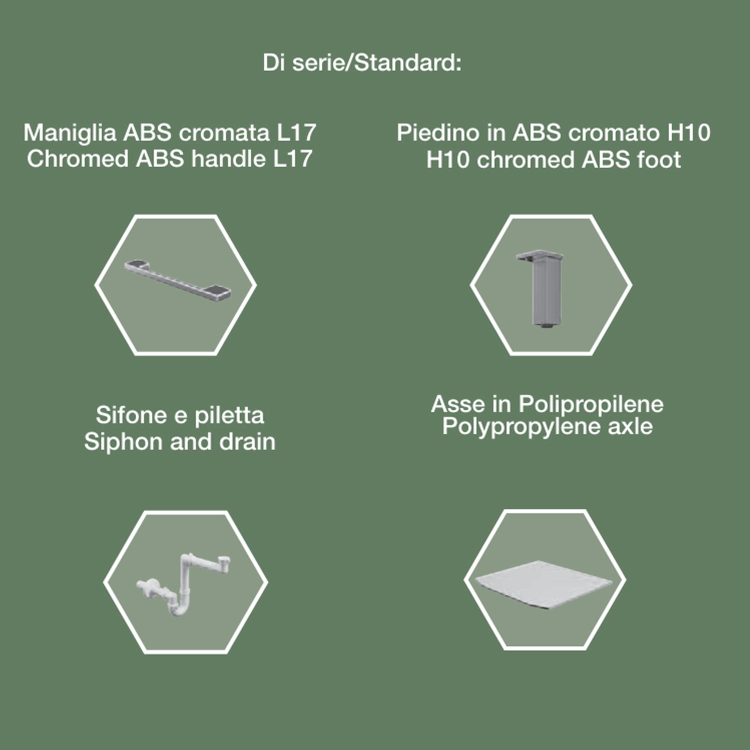  Lavatoio Xilon Lavanderina cm 60x60 colore Bianco opaco by CeramicStore | Lo specialista del tuo bagno