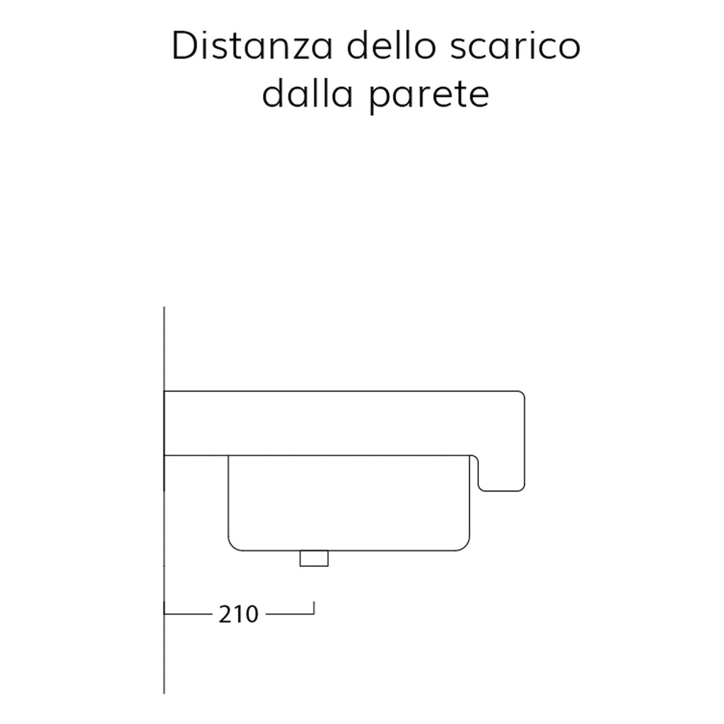  Lavatoio in ceramica con mobile in legno melaminico e asse di lavaggio Lavarredo Xilon cm 50x50 Bianco Lucido by CeramicStore | Lo specialista del tuo bagno