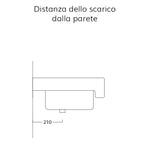  Lavatoio in ceramica con mobile in legno melaminico e asse di lavaggio Lavarredo Xilon cm 50x50 Bianco Lucido by CeramicStore | Lo specialista del tuo bagno