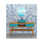 Consolle da bagno in Teak naturale 150cm serie Feelgood Cipi con cassetti Blu Sardegna by CeramicStore | Lo specialista del tuo bagno