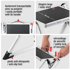  Scaletta pieghevole in acciaio a 2 gradini Max 150 kg by CeramicStore | Lo specialista del tuo bagno