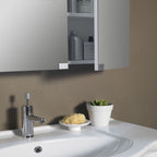  Mobile bagno a terra 115 cm modello Pisa01 laccato lucido bianco by CeramicStore | Lo specialista del tuo bagno
