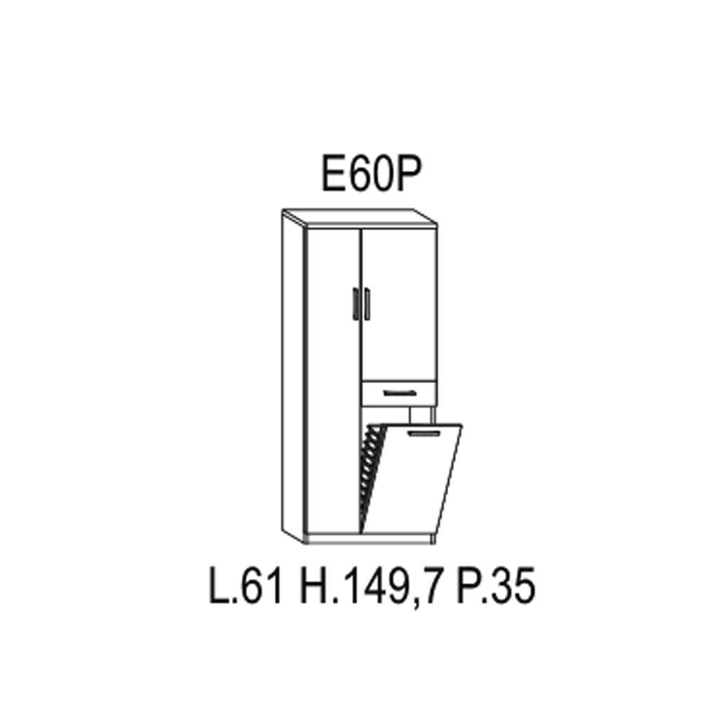 7x35 cm laccato lucido bianco a 6 ripiani by CeramicStore | Lo specialista del tuo bagno