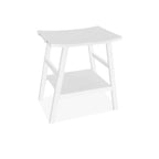  Consolle in Teak naturale di recupero trattato serie Zen XL Cipi 86cm - Bianco by CeramicStore | Lo specialista del tuo bagno