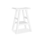  Consolle in Teak naturale di recupero trattato serie Zen Cipi 56cm - Bianco by CeramicStore | Lo specialista del tuo bagno