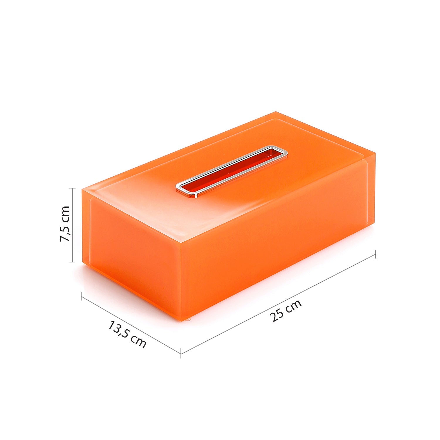  Portafazzoletti da appoggio Gedy serie Rainbow - Arancione by CeramicStore | Lo specialista del tuo bagno