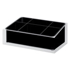 Organizer da appoggio Gedy serie Rainbow - Nero by CeramicStore | Lo specialista del tuo bagno