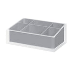 Organizer da appoggio Gedy serie Rainbow - Argento by CeramicStore | Lo specialista del tuo bagno