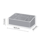  Organizer da appoggio Gedy serie Rainbow - Argento by CeramicStore | Lo specialista del tuo bagno