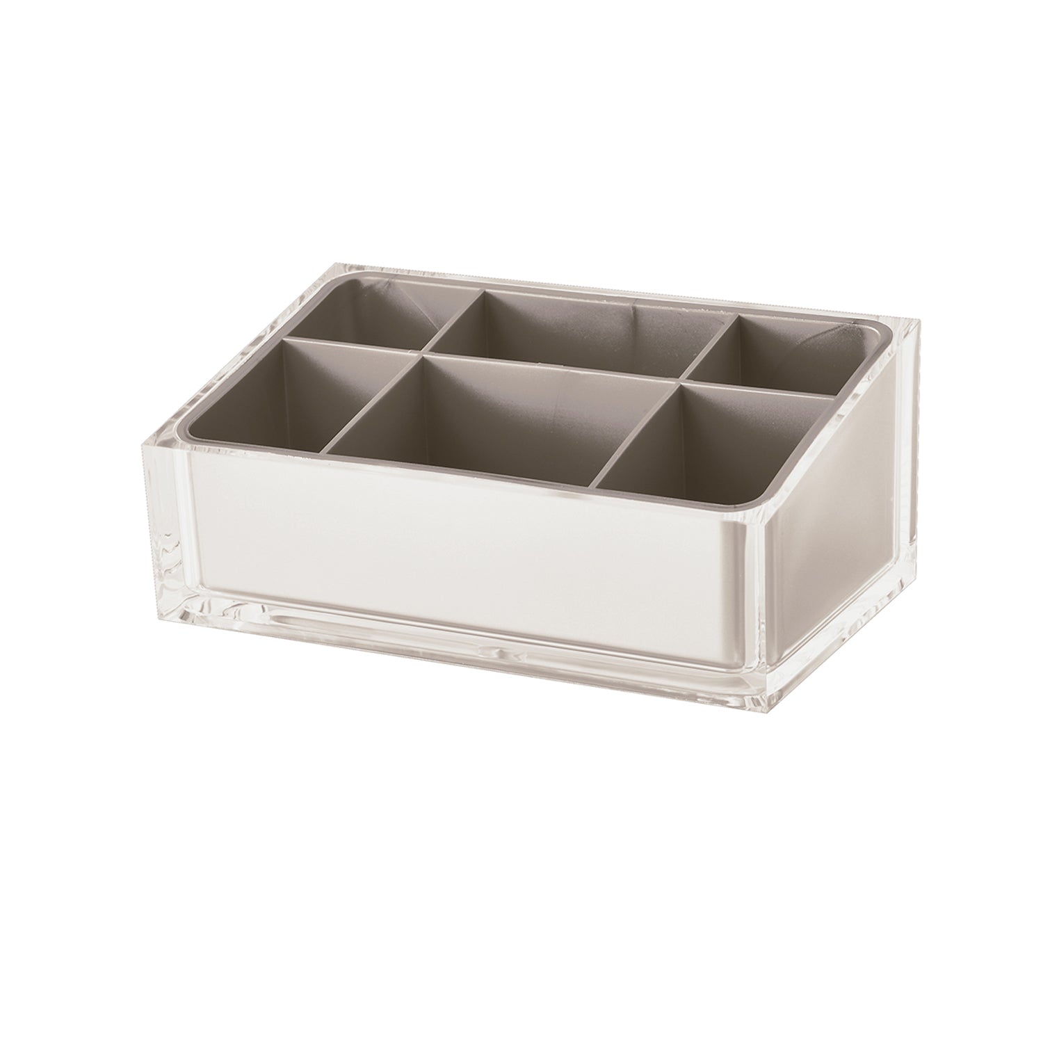 Organizer da appoggio Gedy serie Rainbow - Tortora Chiaro by CeramicStore | Lo specialista del tuo bagno