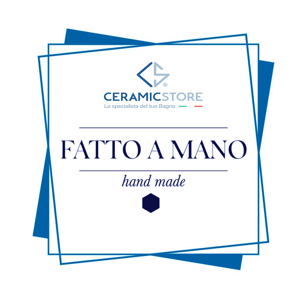  Elegante scarpiera a 4 ante con maniglia satinata finitura Bianco Fiammato e Frontale a Specchio Naturale by Sarmog by CeramicStore | Lo specialista del tuo bagno