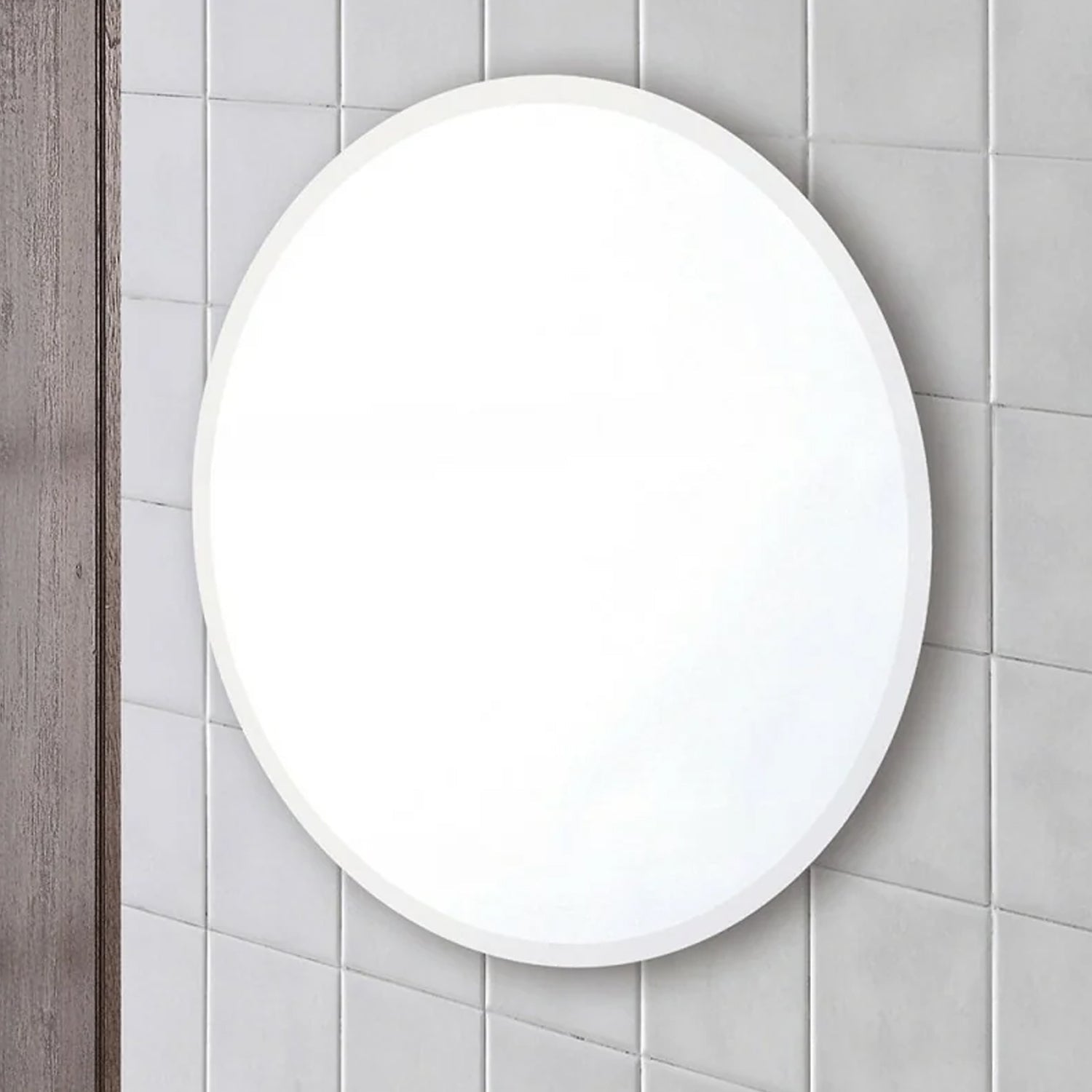 Specchio tondo con bisellatura a filo Cubi&Co modello Best - ø 70 cm