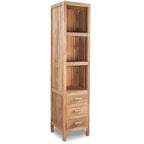 Mobile bagno 'Essenza Cabinet' in legno Teak cm 45x45x200h by Cipi by CeramicStore | Lo specialista del tuo bagno