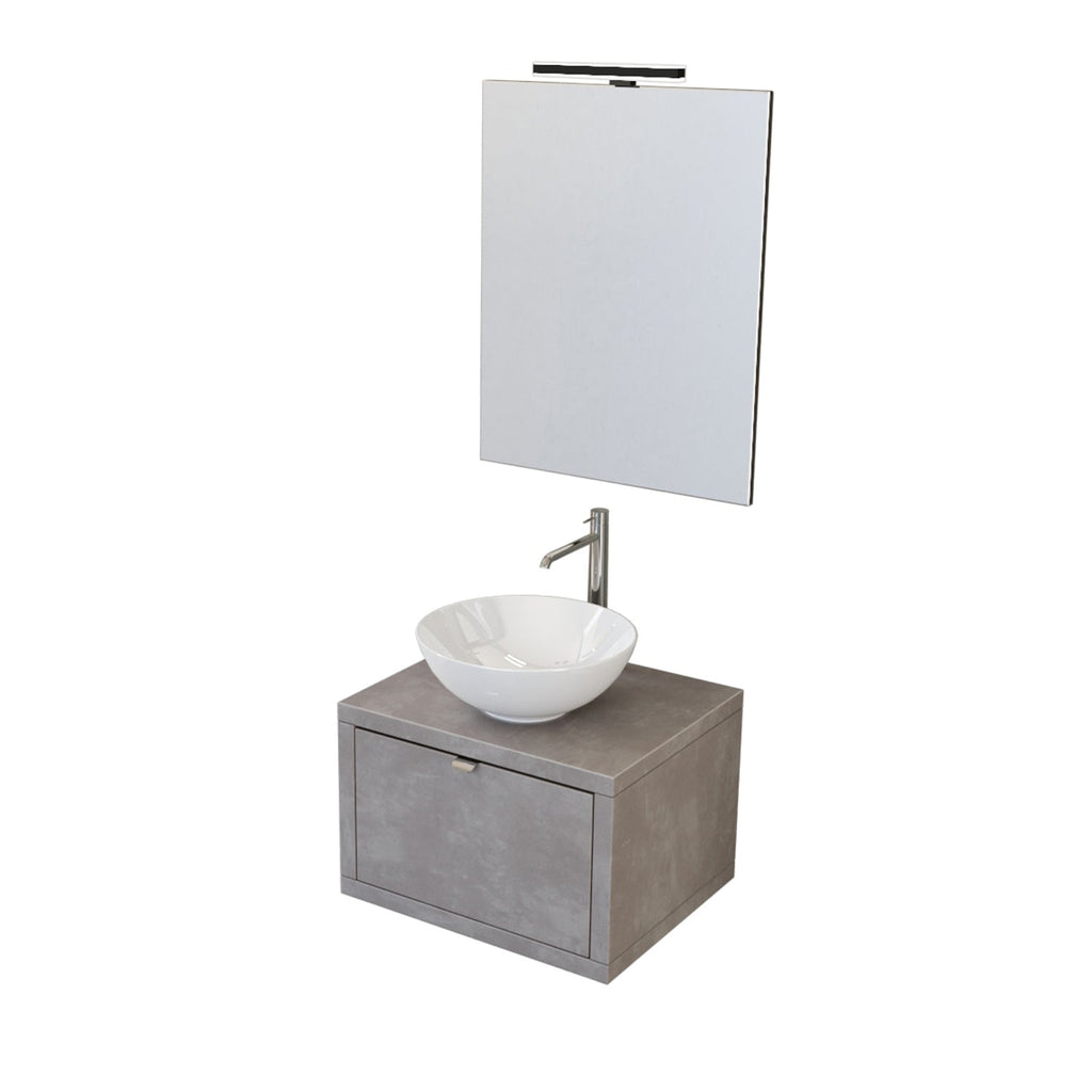  Composizione bagno sospesa Nyumba a 1 cassetto con lavabo