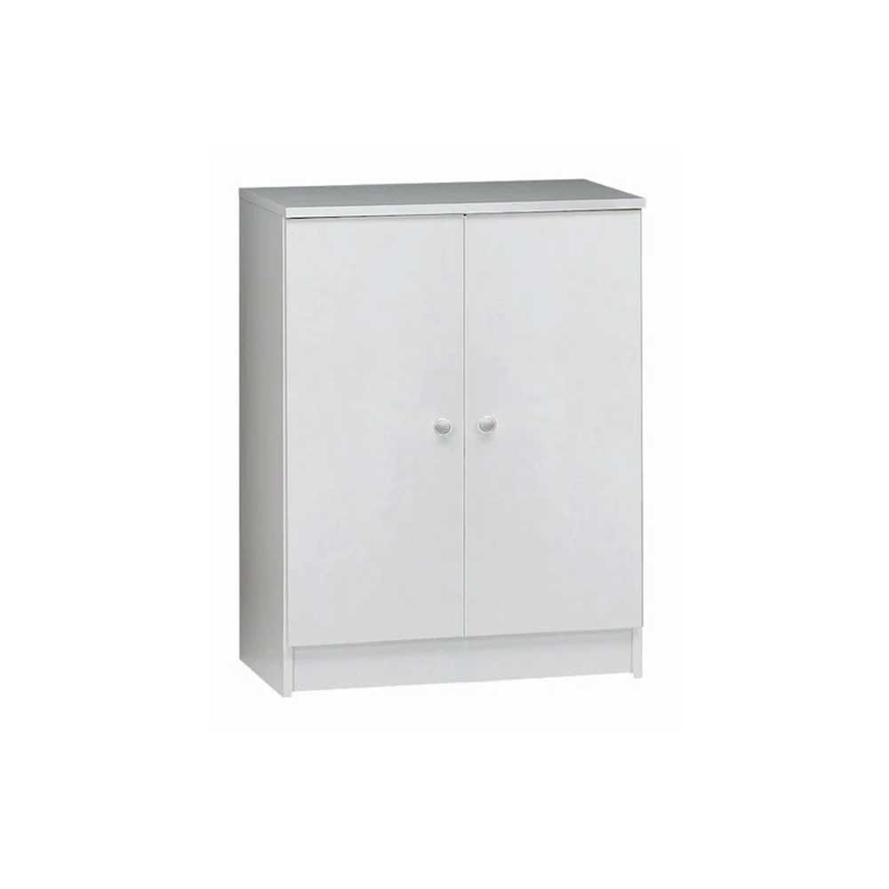 Mobile Basso 2 Ante con un ripiano regolabile finitura Bianco Liscio by Sarmog by CeramicStore | Lo specialista del tuo bagno