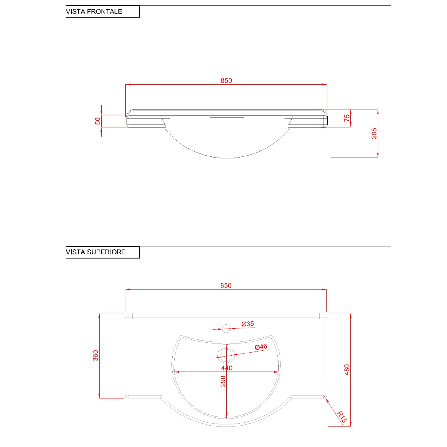  Mobile bagno a terra da 85 cm modello Pisa02 finitura in larice by CeramicStore | Lo specialista del tuo bagno