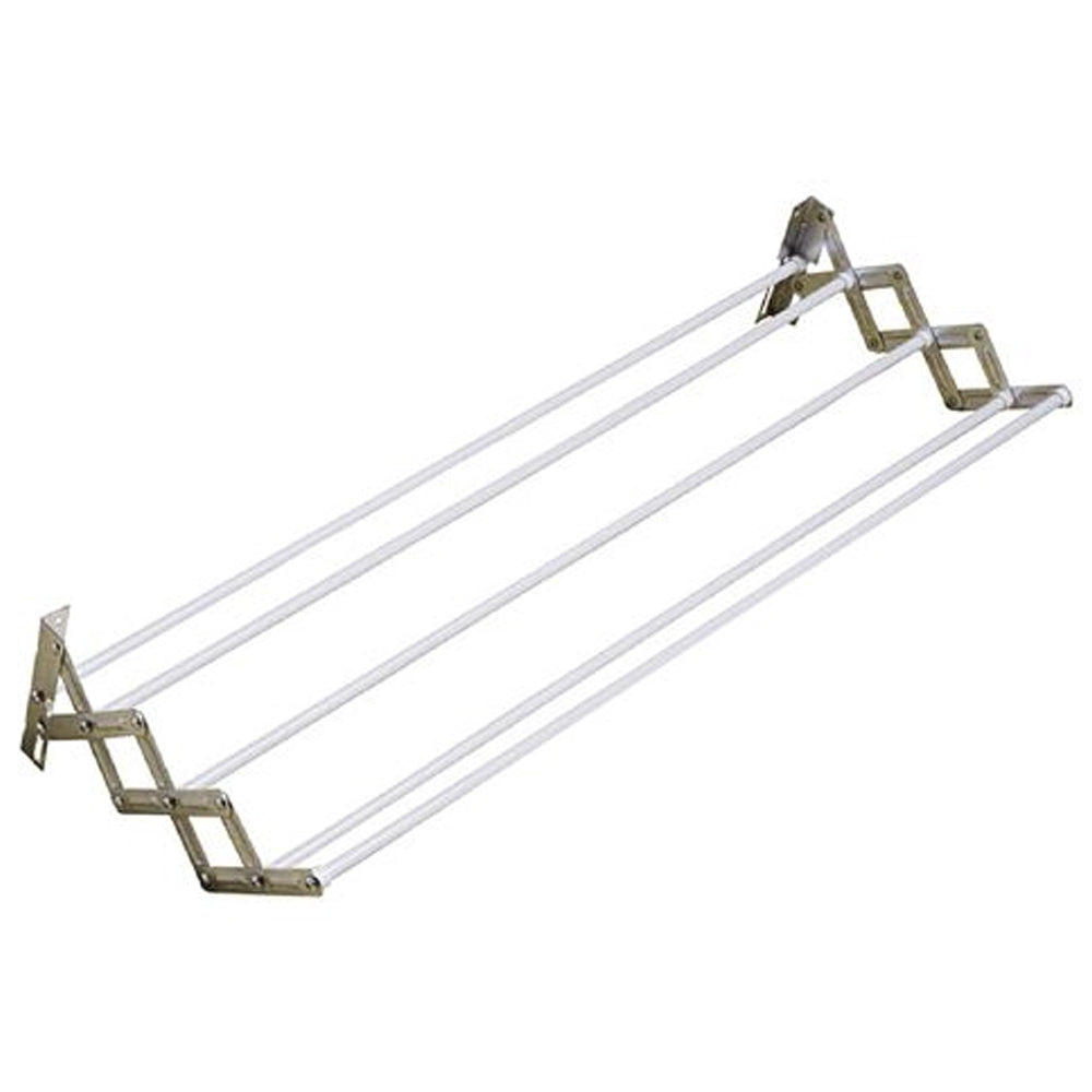  Stendibiancheria estensibile a parete 120 cm in acciaio plastificato by CeramicStore | Lo specialista del tuo bagno