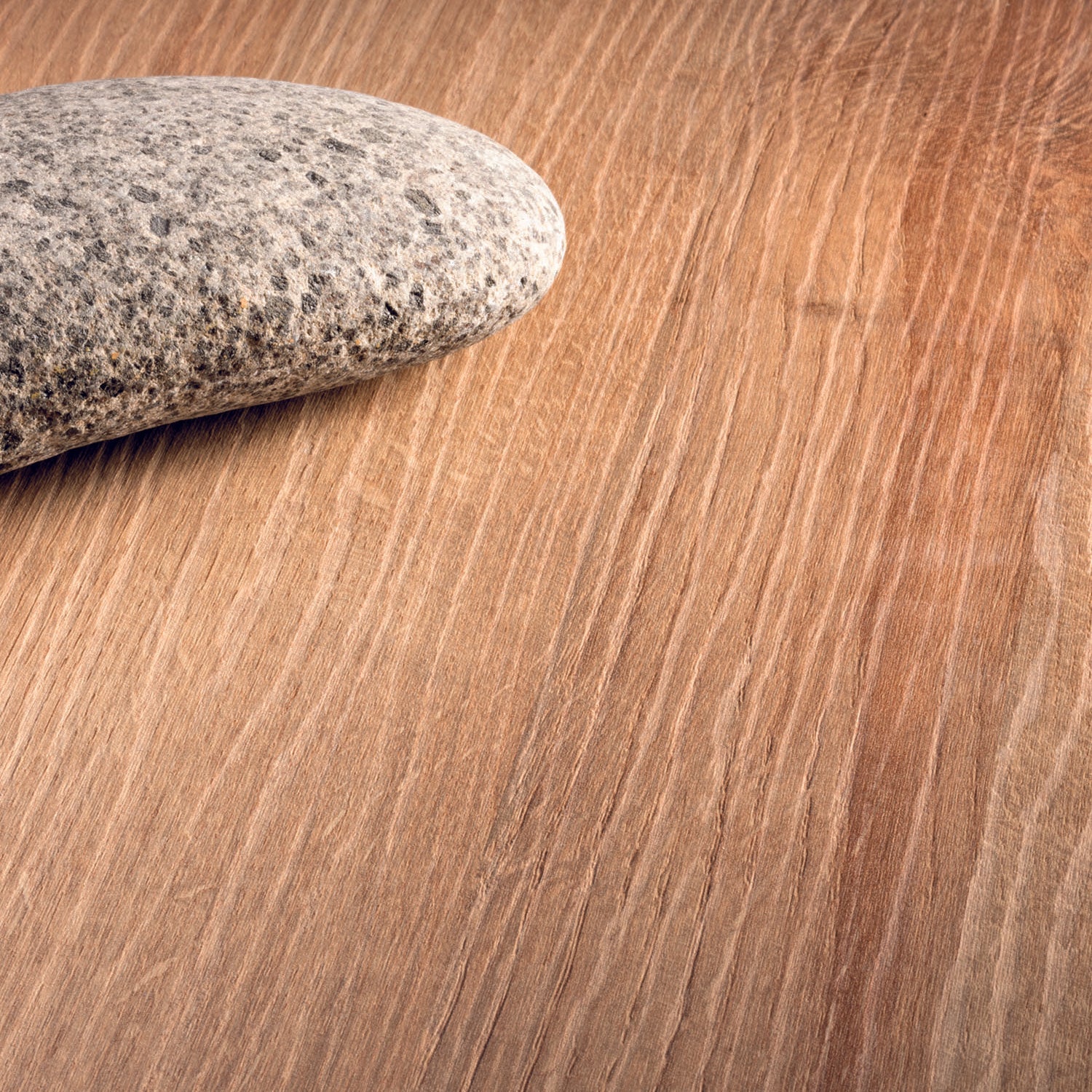  specchio e lampada LED 80x40 cm legno rovere by CeramicStore | Lo specialista del tuo bagno