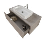  specchio e lampada LED 110x40 cm grigio caldo by CeramicStore | Lo specialista del tuo bagno