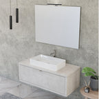 Composizione bagno sospesa Nyumba a 1 cassetto con lavabo