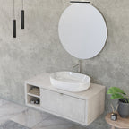 Composizione bagno sospesa Nyumba a 1 cassetto e vano a giorno con lavabo