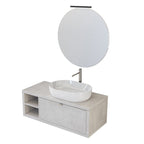  Composizione bagno sospesa Nyumba a 1 cassetto e vano a giorno con lavabo