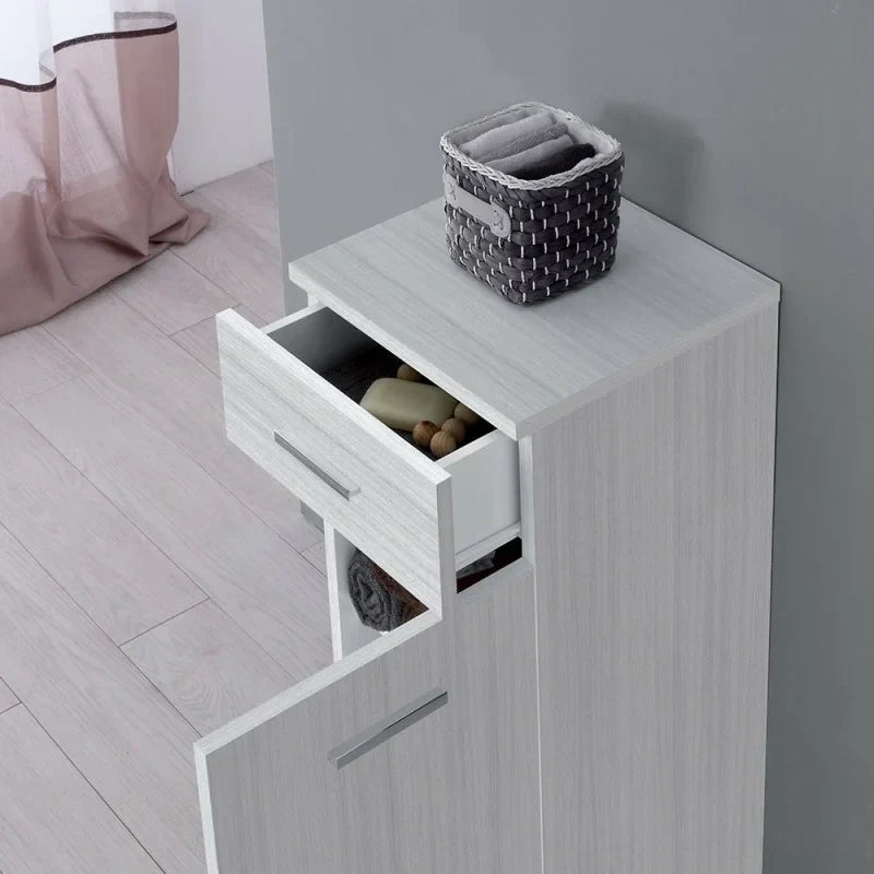 Base a un'anta e un cassetto Cubi&Co serie Star 35x83,5x34 cm - Grigio