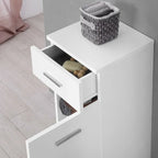 Base a un'anta e un cassetto Cubi&Co serie Star 35x83,5x34 cm - Bianco