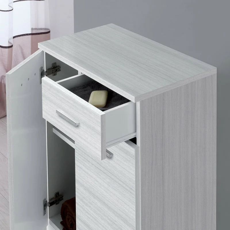 Base con due ante e un cassetto Cubi&Co serie Star 60x83,5x34 cm - Grigio