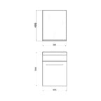  Mobile bagno con lavabo e specchiera Cubi&Co Pick - Rovere Fumo by CeramicStore | Lo specialista del tuo bagno