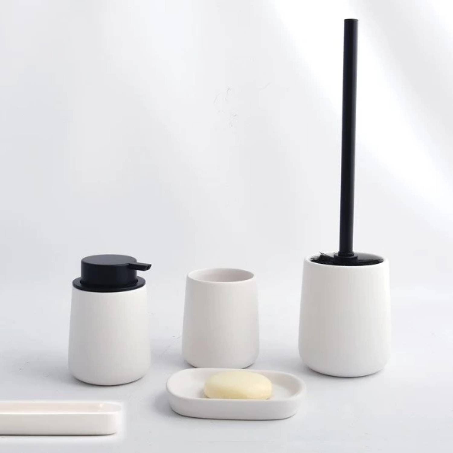  Vassoio in ceramica modello Maonie colore bianco - VERSIONE OUTLET by CeramicStore | Lo specialista del tuo bagno