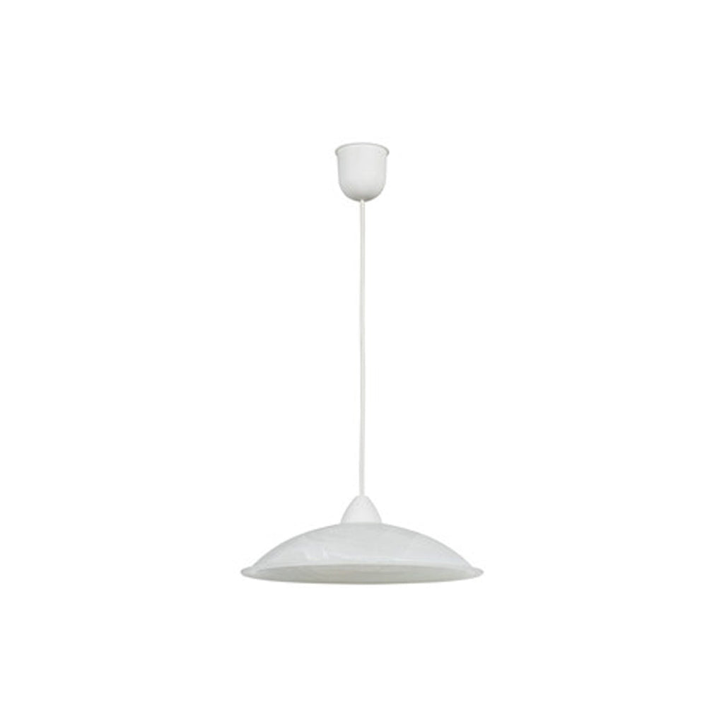 Lampada sospesa modello Duna 30 - Alabastro bianco/satinato esterno by CeramicStore | Lo specialista del tuo bagno
