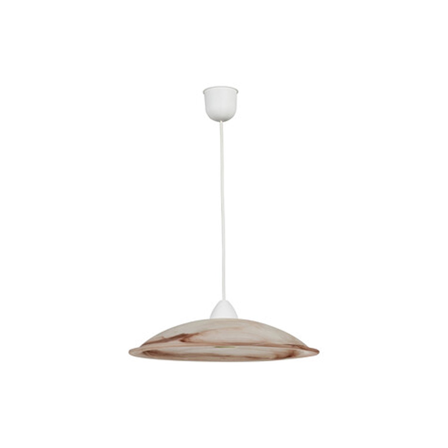 Lampada sospesa modello Duna 40 - Alabastro tabacco/satinato esterno by CeramicStore | Lo specialista del tuo bagno