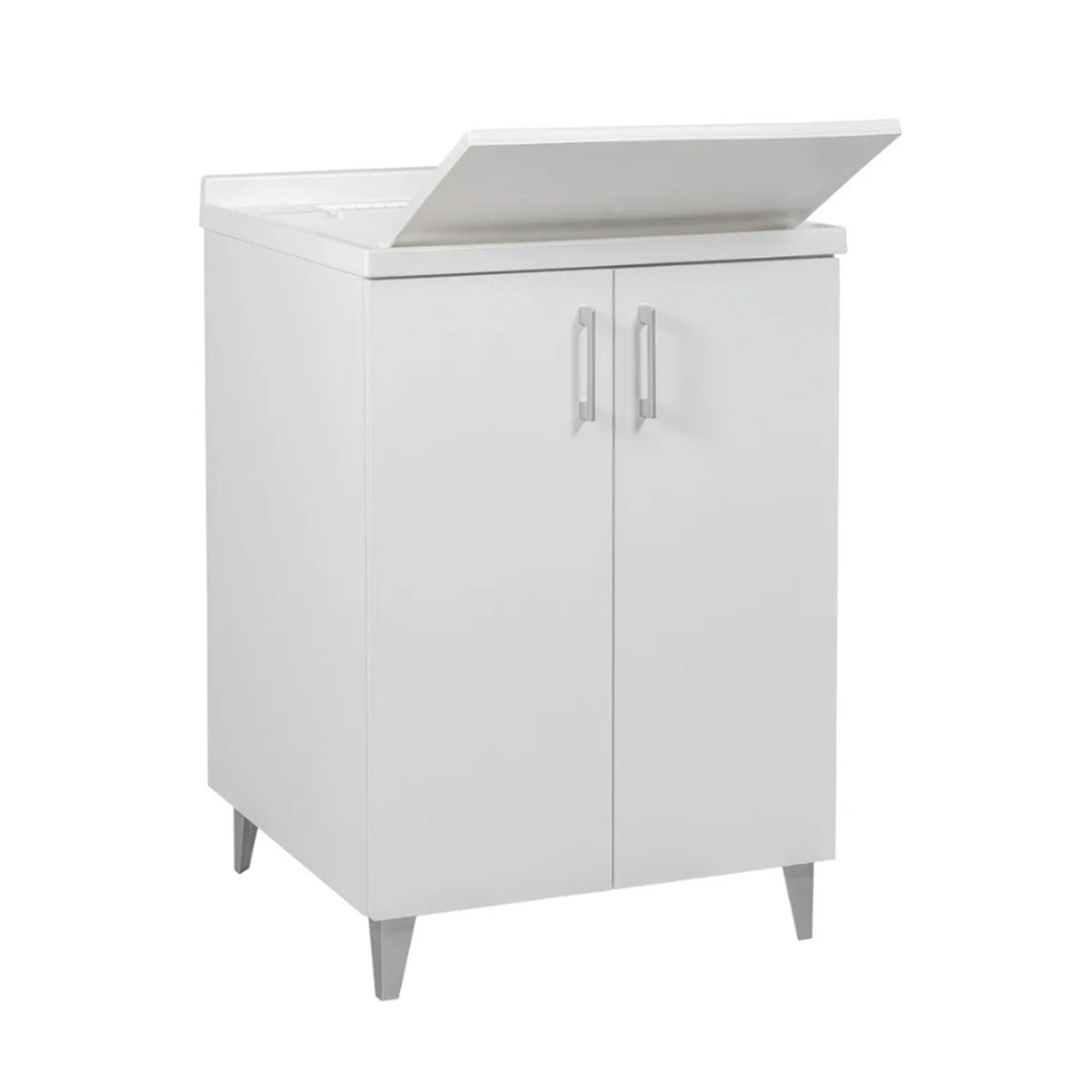 Lavatoio in legno Woody Top Trioplast 60x50 cm - Bianco