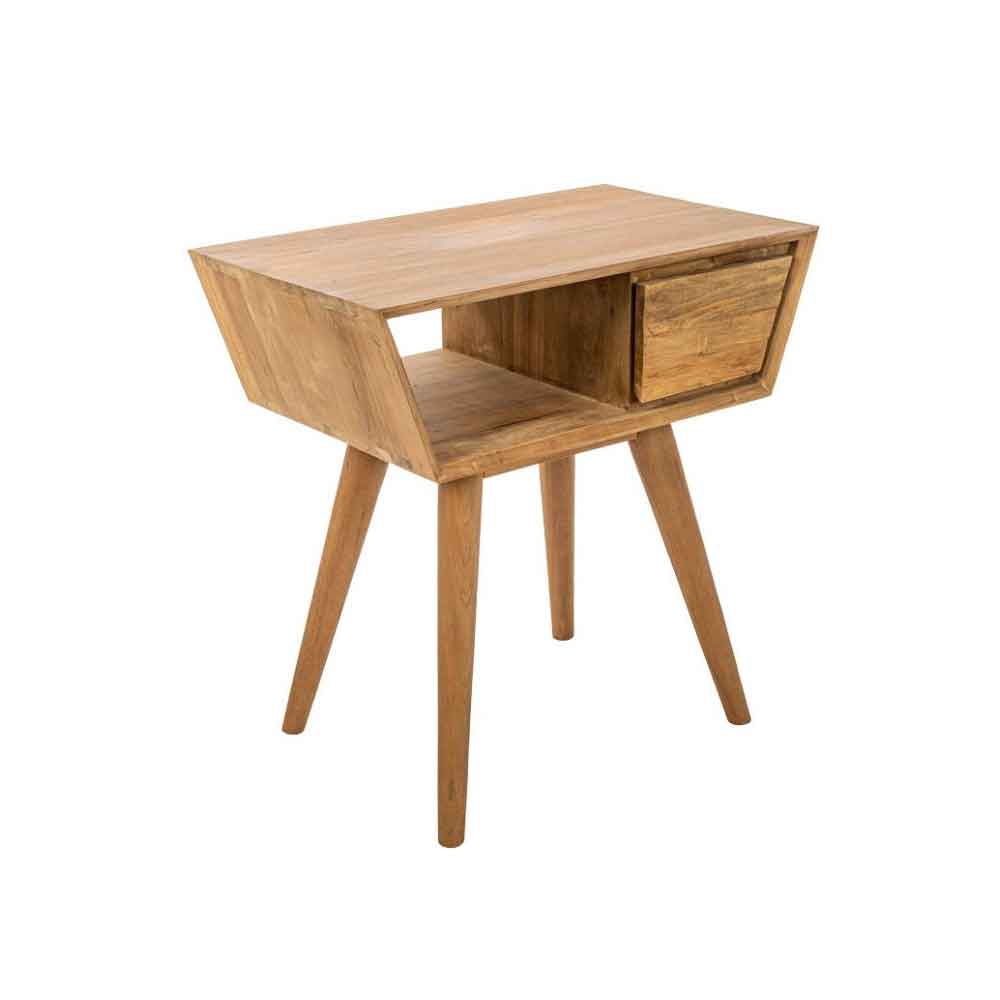 Mobile da bagno in teak CIPI PADAT80 da cm 80 con cassetto by CeramicStore | Lo specialista del tuo bagno