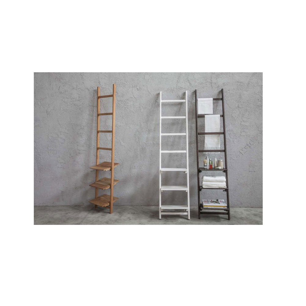  Porta asciugamani modello 'Bibà² Scala' in legno by Cipi cm 40x180h - Bianco by CeramicStore | Lo specialista del tuo bagno